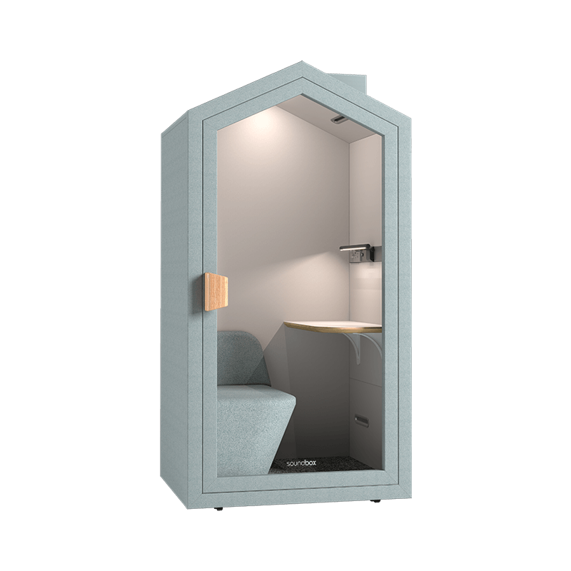 Home-silence-pod-light-green-color